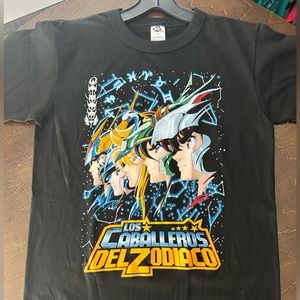 Los caballeros de zodiaco graphic tee